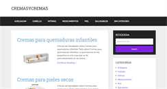 Desktop Screenshot of cremasycremas.com