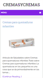 Mobile Screenshot of cremasycremas.com
